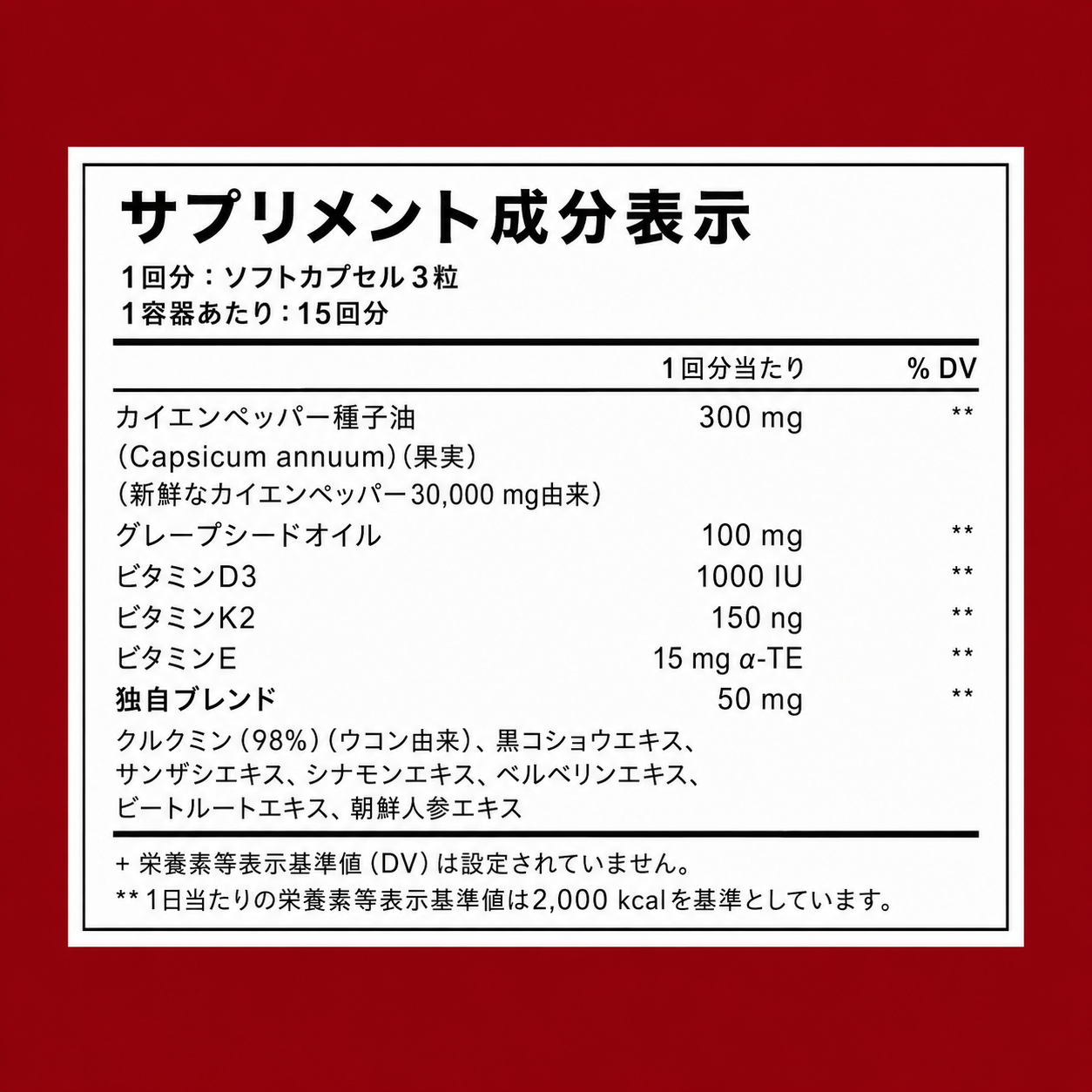 TOGARASHI カイエンソフトカプセルで、健やかなめぐりをサポート